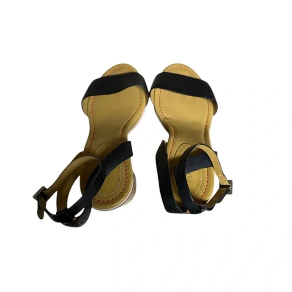 See by Chloé Black Leather Block Heel Sandals EU 40 U.S. 9.5 see sizing note - Picture 7 of 9